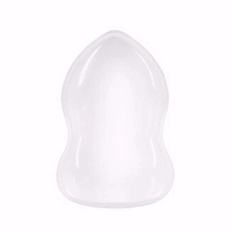 Silicone Makeup Sponge, Clear Applicator & Blender Cosmetic Puff BB Pad