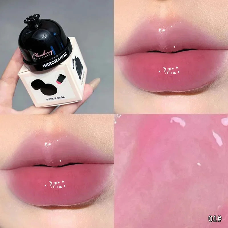 Silicone Lip Brush Jelly Solid Lip Gloss Non-stick Mirror Lip Tint