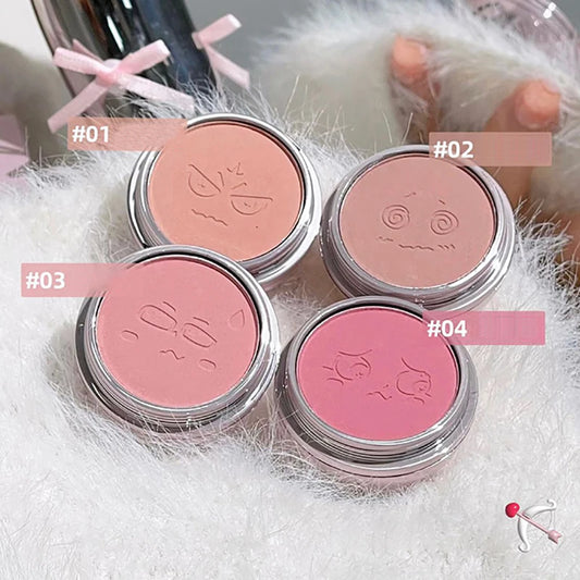 Cute Egg Shape Blush Powder Face Makeup Monochrome