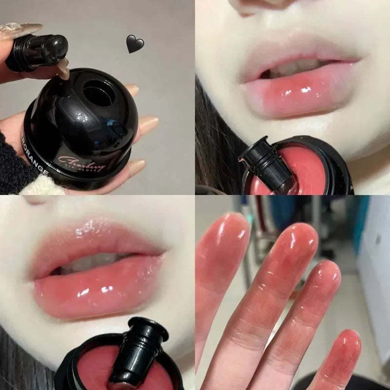Silicone Lip Brush Jelly Solid Lip Gloss Non-stick Mirror Lip Tint