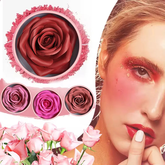 3D Petal Rose Makeup Blush 4 colors Gift Highlighter Rare Beauty Blush