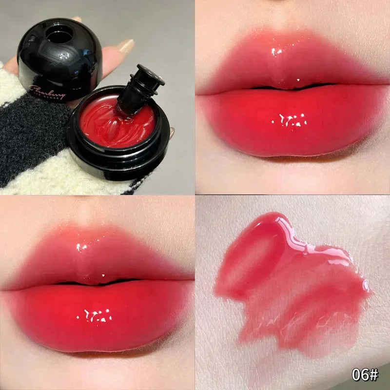 Silicone Lip Brush Jelly Solid Lip Gloss Non-stick Mirror Lip Tint