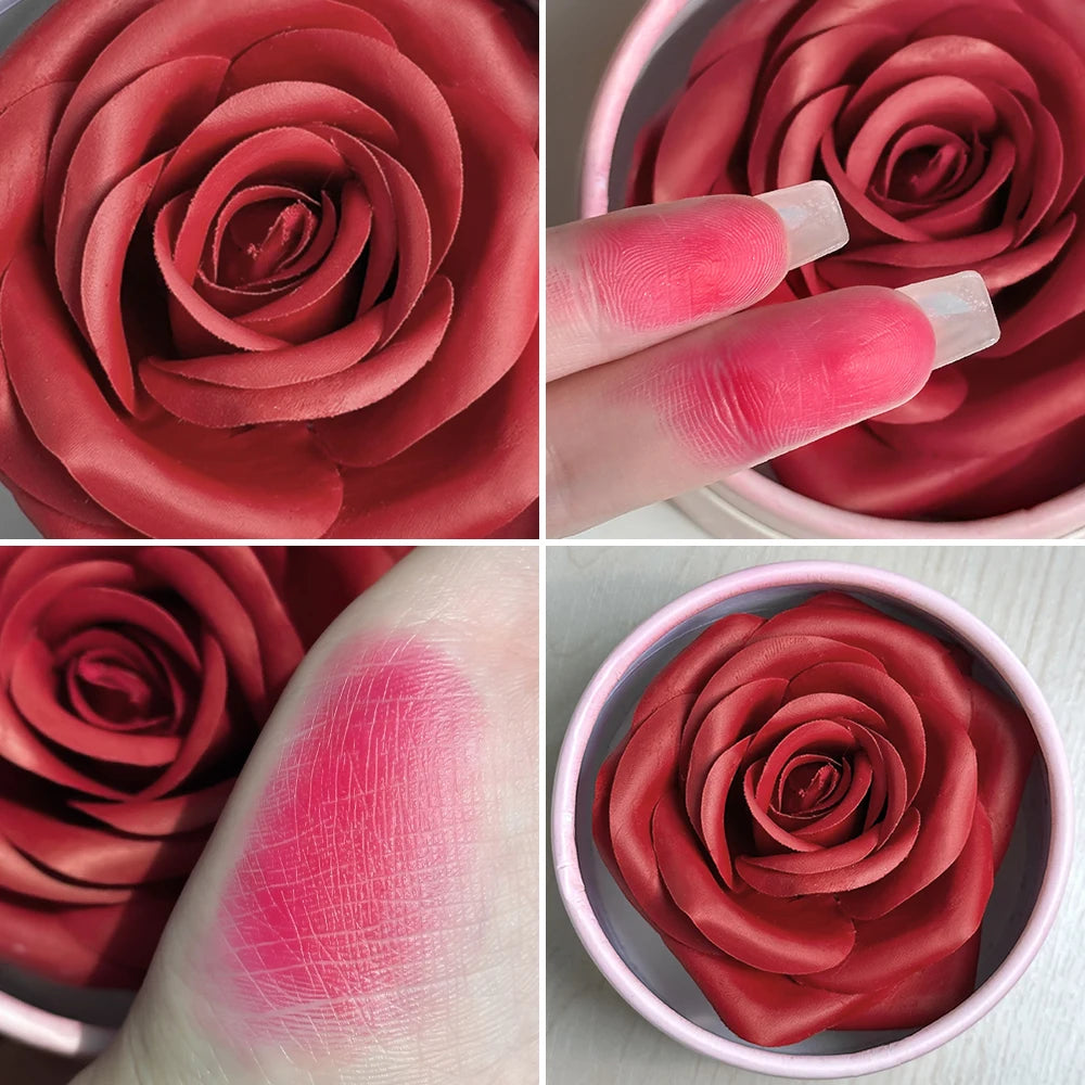 3D Petal Rose Makeup Blush 4 colors Gift Highlighter Rare Beauty Blush