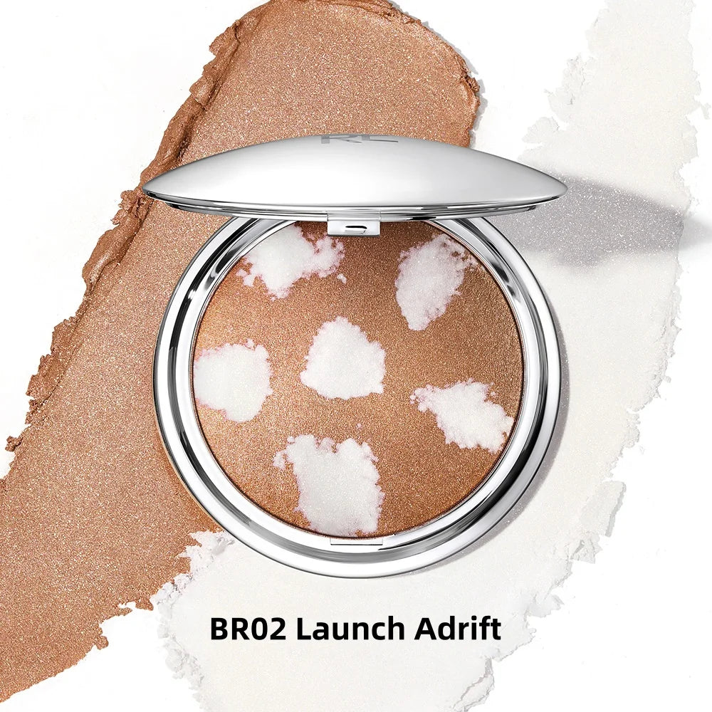 Shimmer Face Bronzers Highlighter Palette Natural Brightening