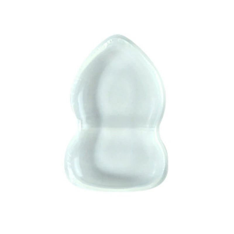Silicone Makeup Sponge, Clear Applicator & Blender Cosmetic Puff BB Pad