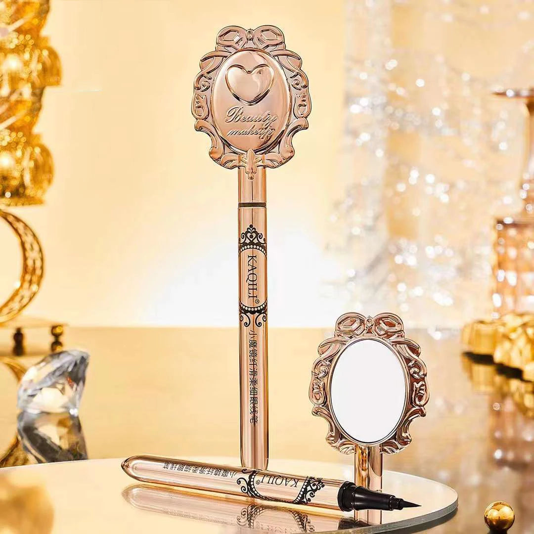 Soft Fine Eyeliner Pencil with Mirror Quick Dry