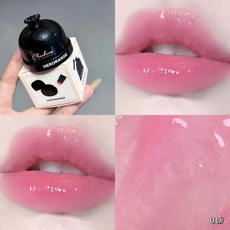 Silicone Lip Brush Jelly Solid Lip Gloss Non-stick Mirror Lip Tint