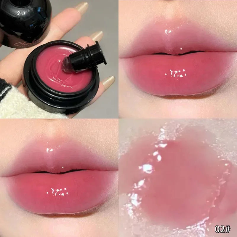 Silicone Lip Brush Jelly Solid Lip Gloss Non-stick Mirror Lip Tint