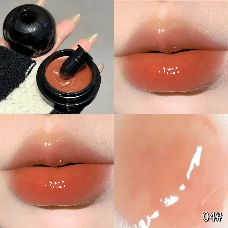 Silicone Lip Brush Jelly Solid Lip Gloss Non-stick Mirror Lip Tint