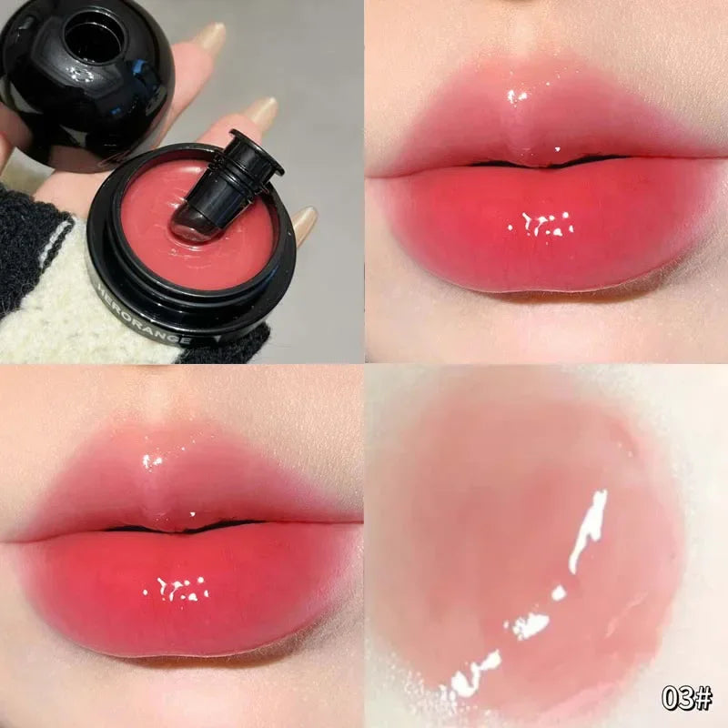 Silicone Lip Brush Jelly Solid Lip Gloss Non-stick Mirror Lip Tint